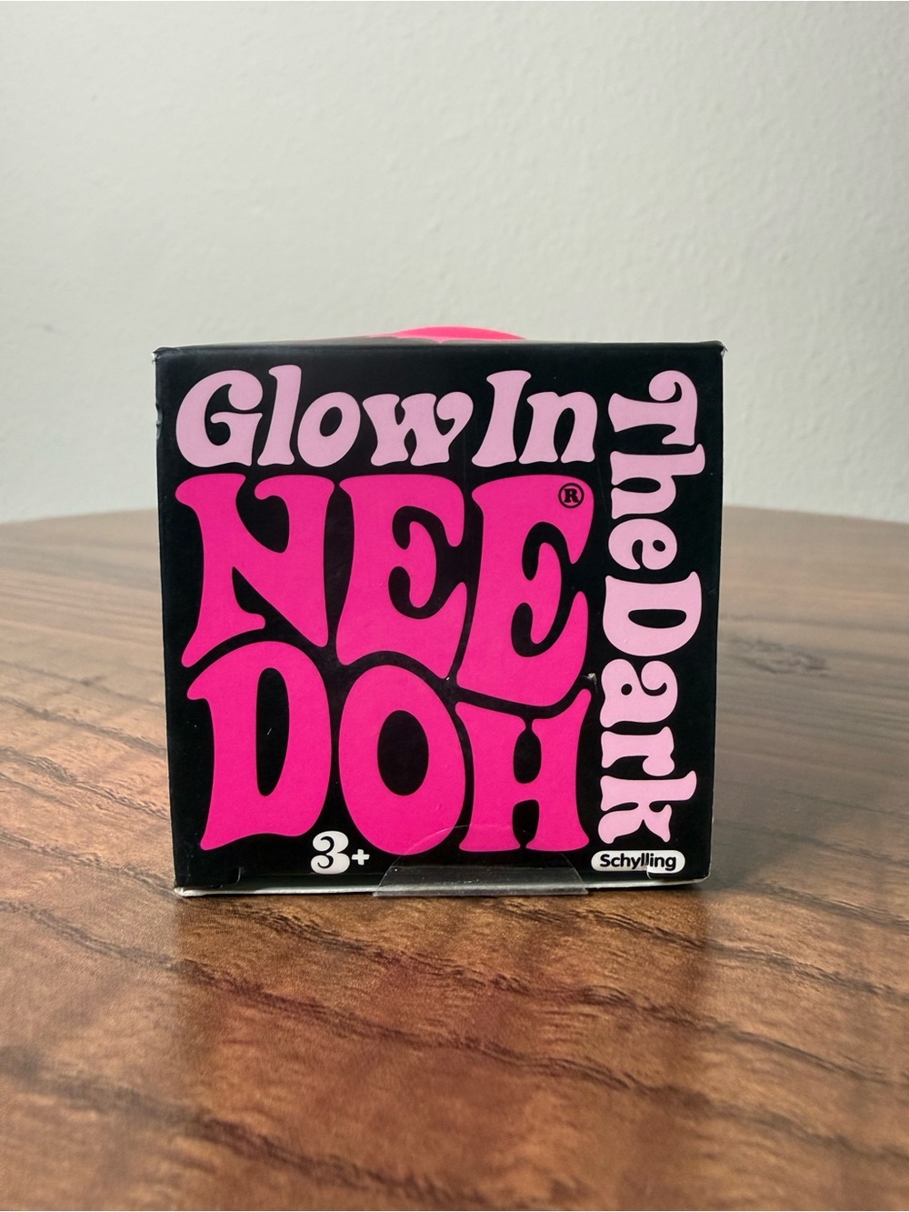 Glow In The Dark NeeDoh Squeeze Toy - Pink